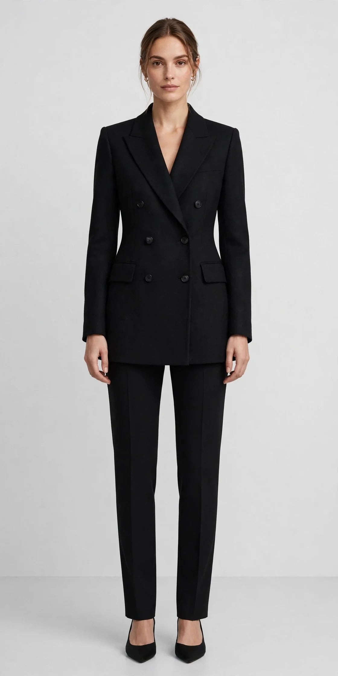 The Black Double-Breasted Blazer