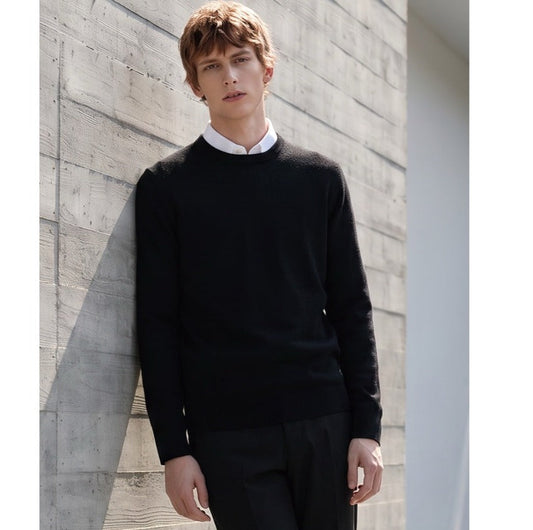 Men's 100% Baby Cashmere Crewneck Sweater