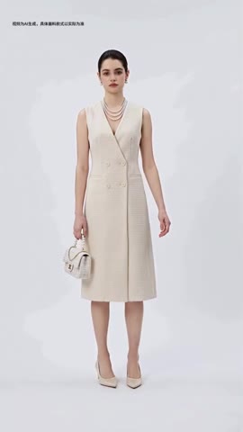 The Ivory Sleeveless Dress